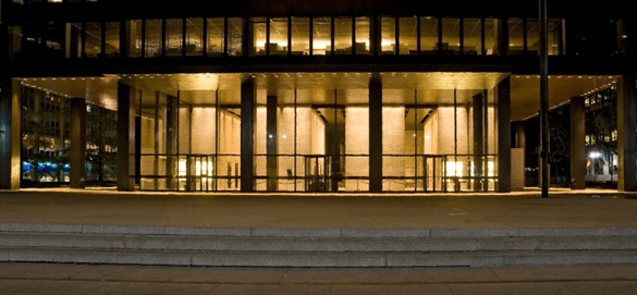 seagram building steps
